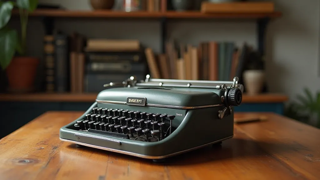 Restored Olivetti Lettera 22 typewriter