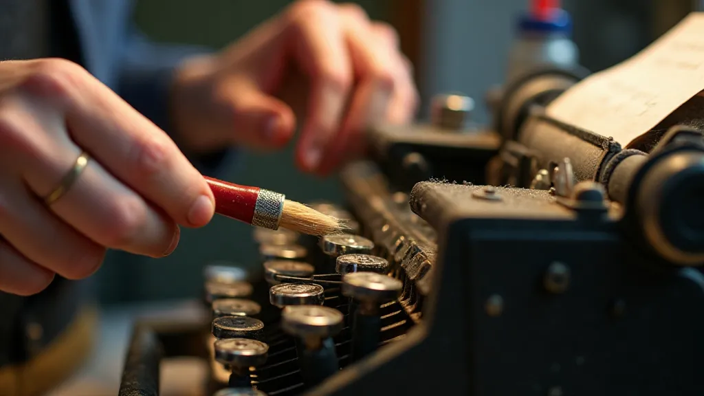 Restoring a vintage typewriter