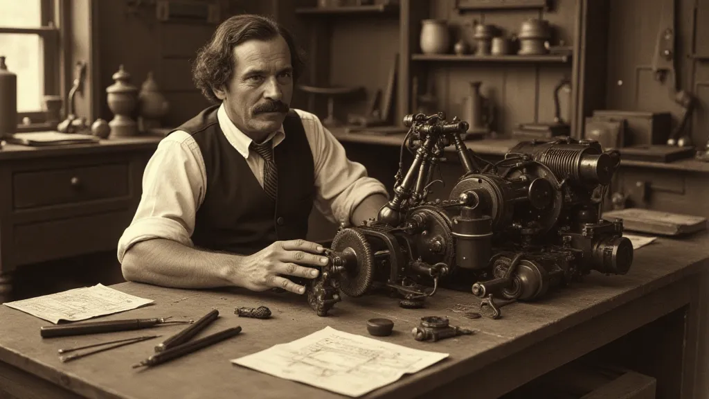 1870s workshop scene